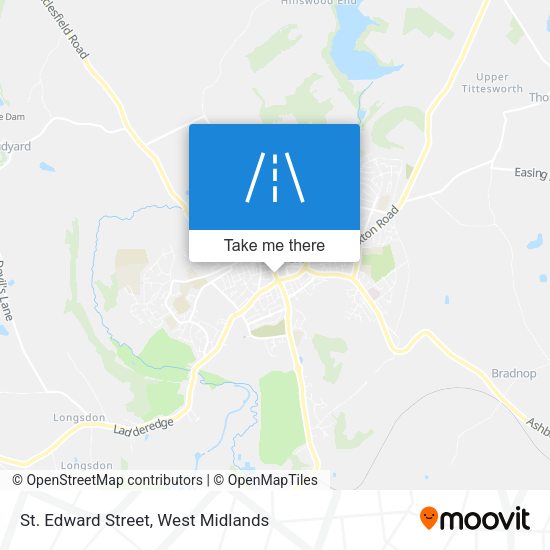 St. Edward Street map