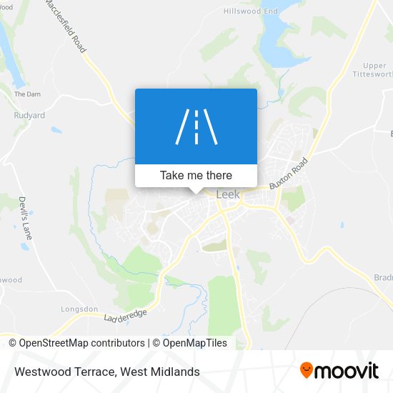 Westwood Terrace map