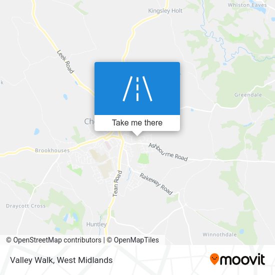 Valley Walk map