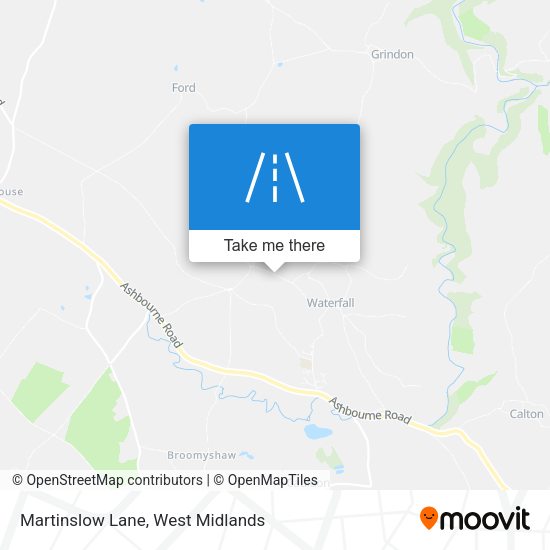 Martinslow Lane map