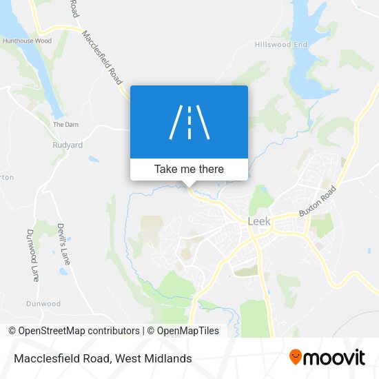 Macclesfield Road map