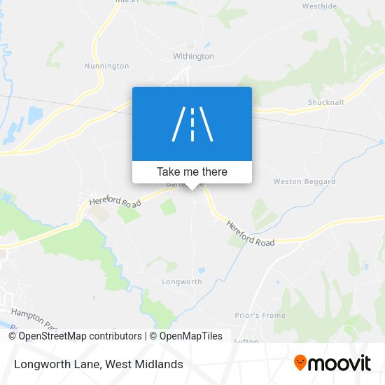 Longworth Lane map