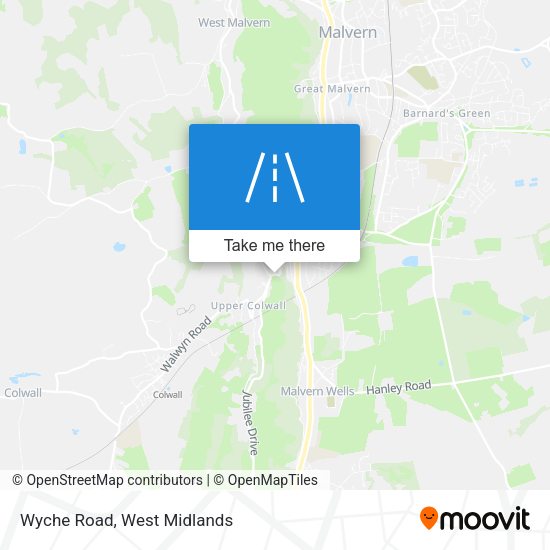 Wyche Road map