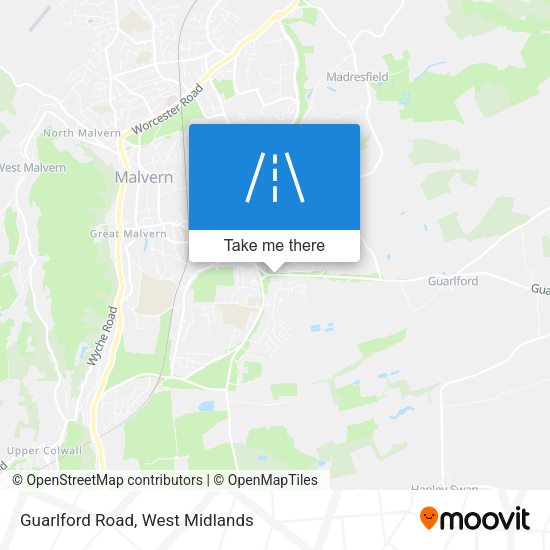 Guarlford Road map