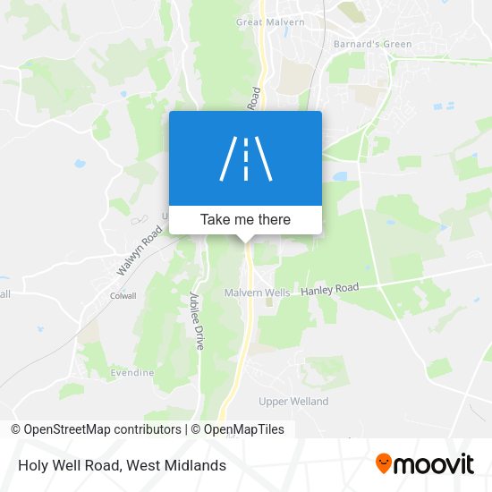 Holy Well Road map