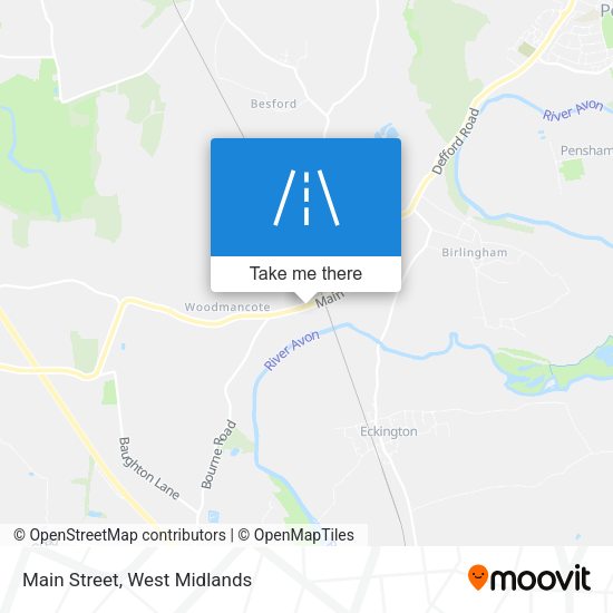 Main Street map