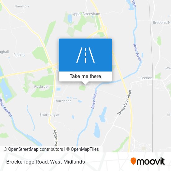 Brockeridge Road map