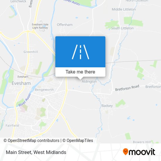 Main Street map