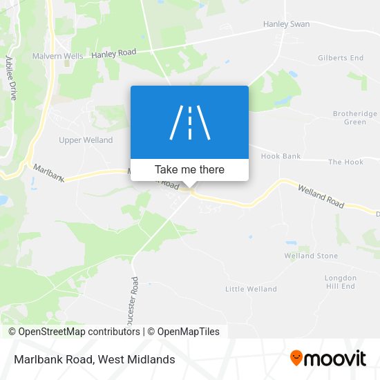Marlbank Road map