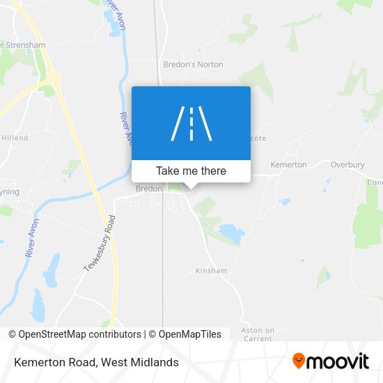Kemerton Road map