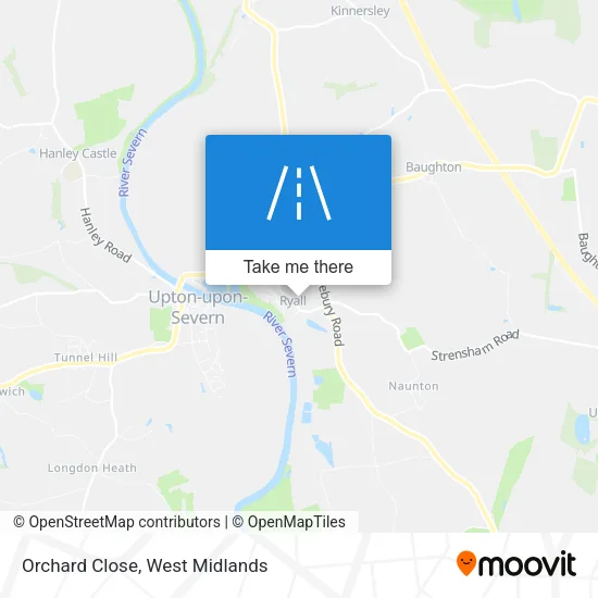 Orchard Close map