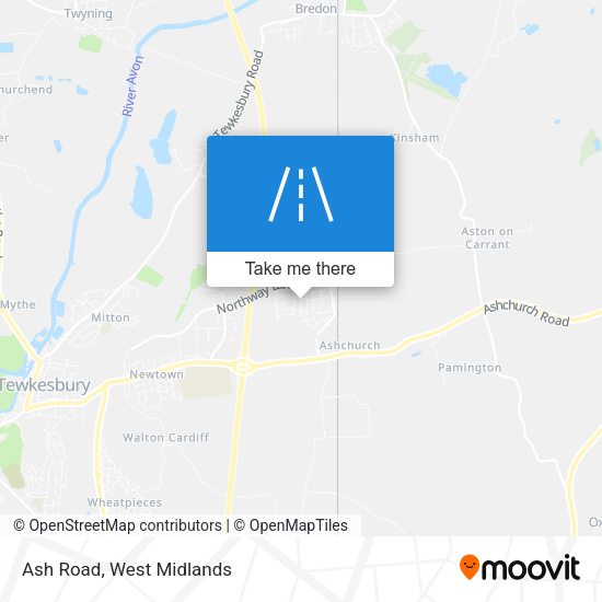 Ash Road map