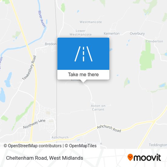 Cheltenham Road map