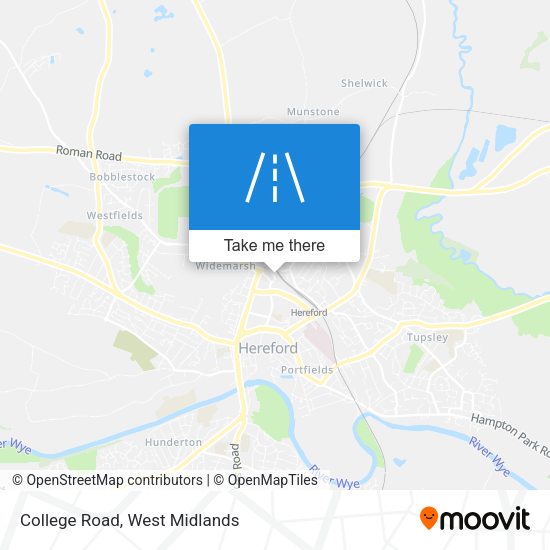 College Road map