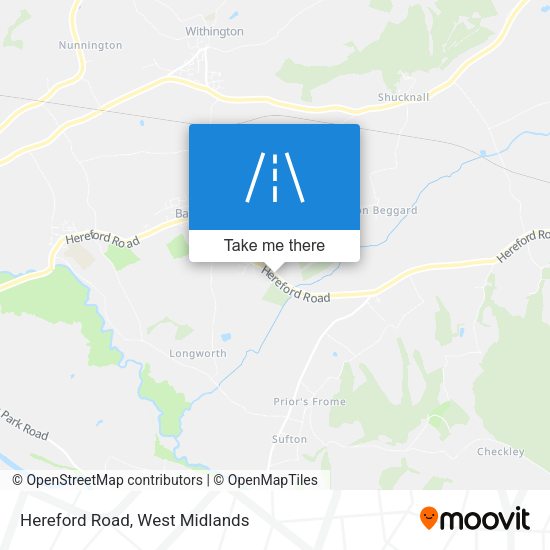 Hereford Road map