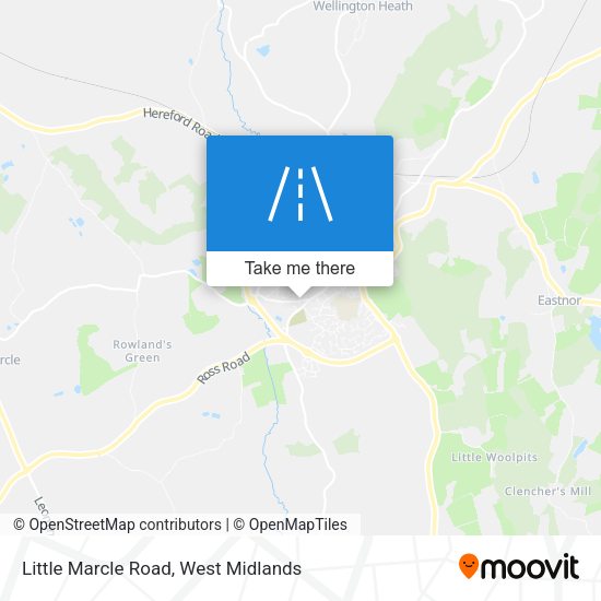 Little Marcle Road map