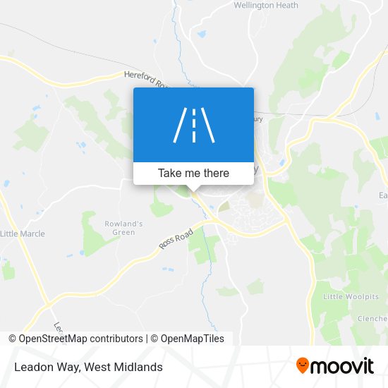 Leadon Way map