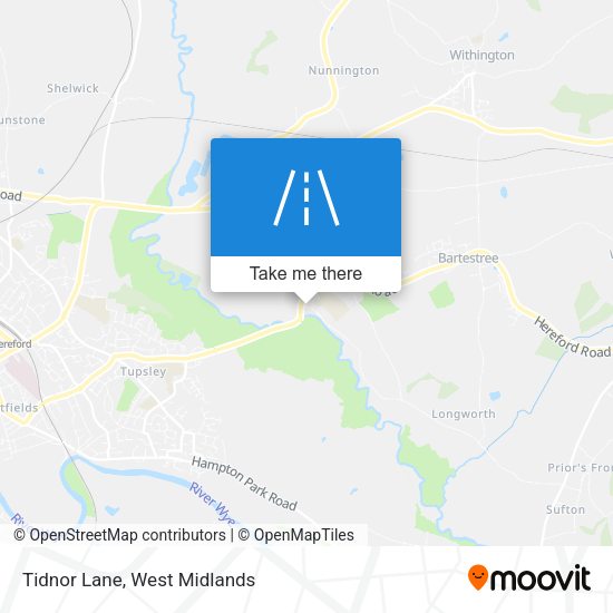 Tidnor Lane map