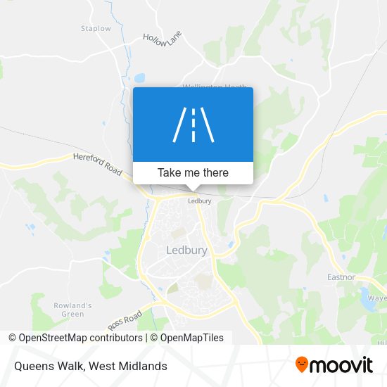Queens Walk map