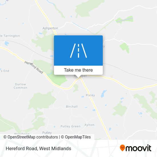 Hereford Road map