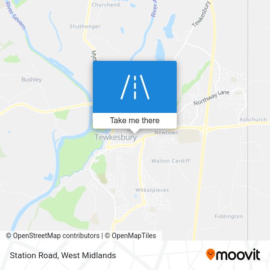 Station Road map