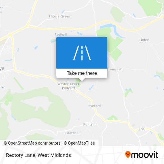 Rectory Lane map
