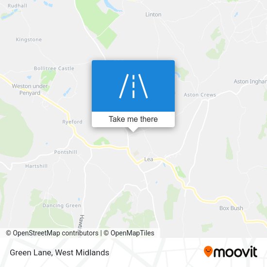 Green Lane map