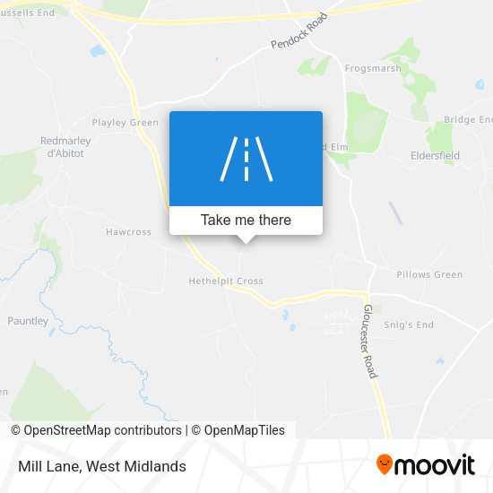 Mill Lane map