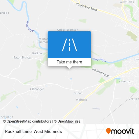 Ruckhall Lane map
