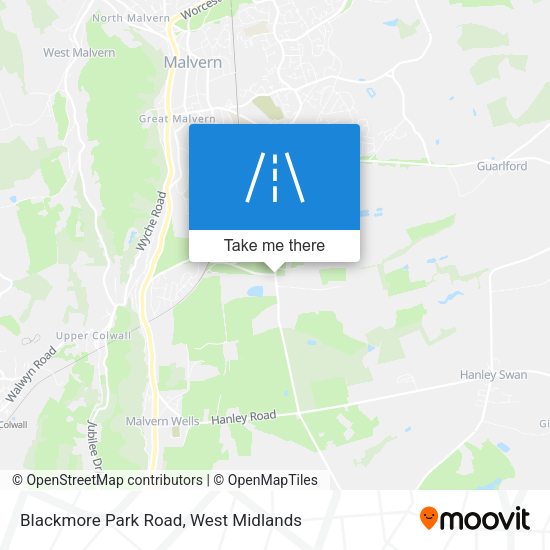 Blackmore Park Road map