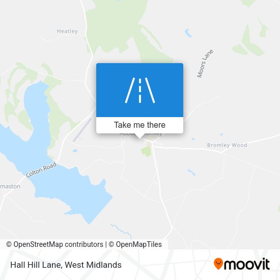 Hall Hill Lane map