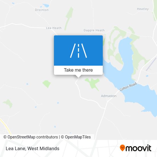 Lea Lane map