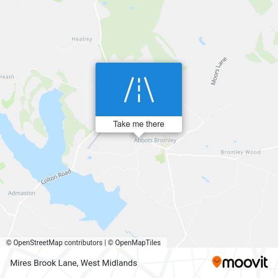 Mires Brook Lane map