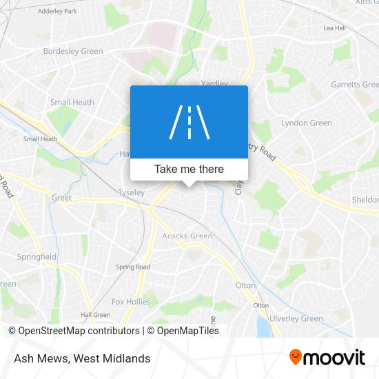 Ash Mews map