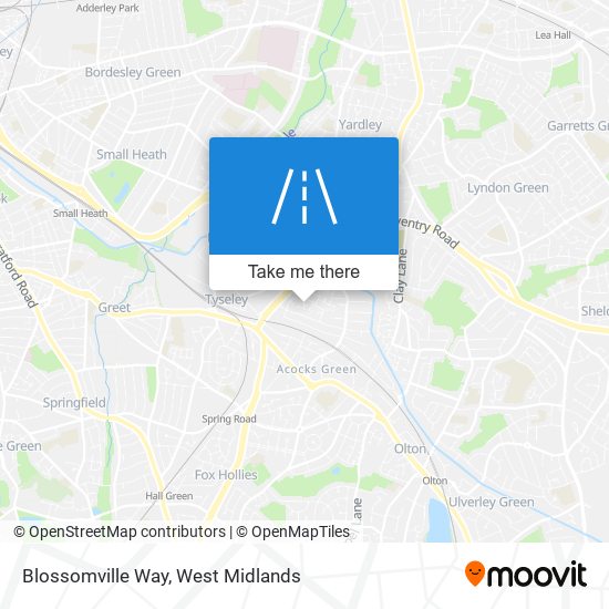 Blossomville Way map