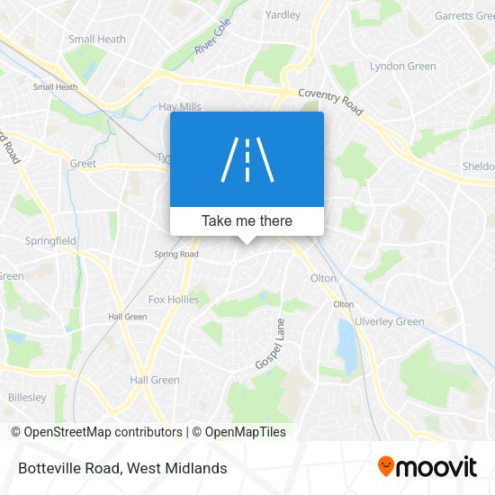 Botteville Road map