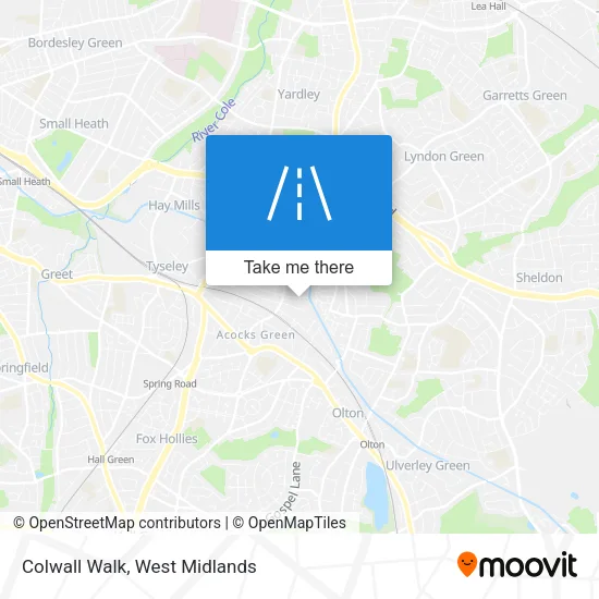 Colwall Walk map