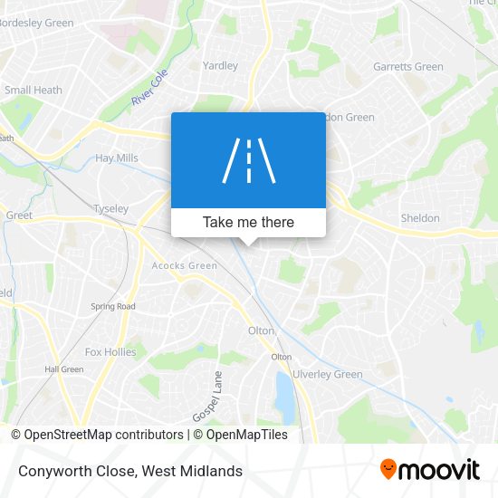 Conyworth Close map