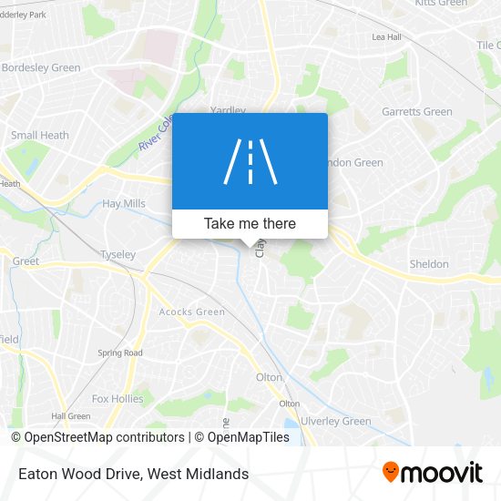 Eaton Wood Drive map