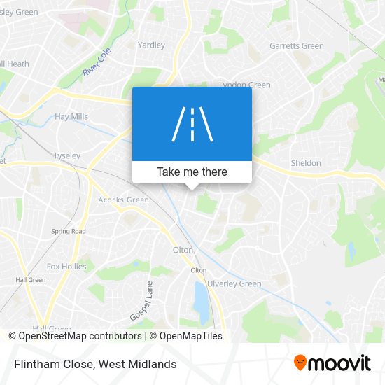 Flintham Close map