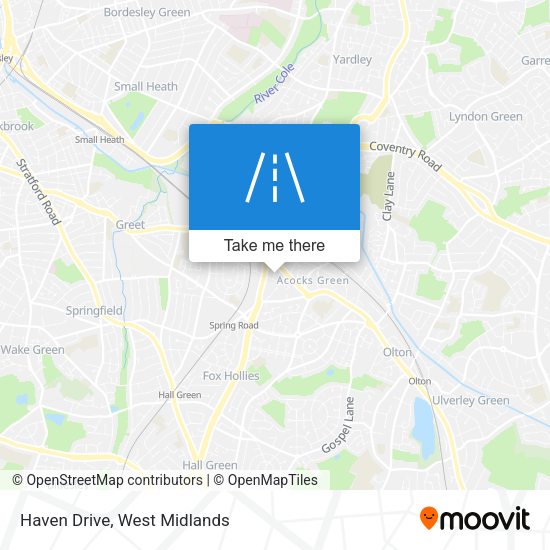 Haven Drive map