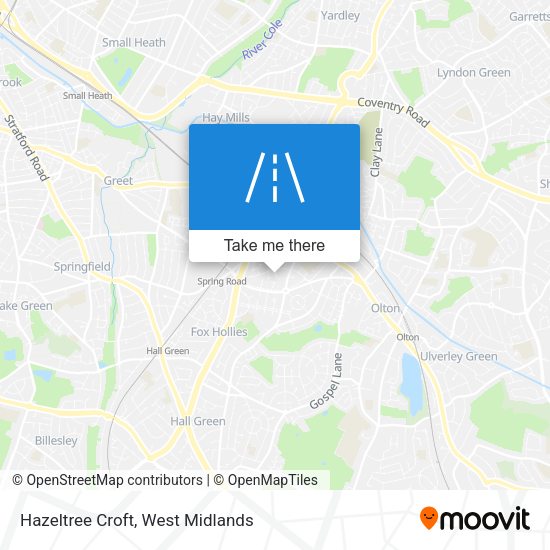 Hazeltree Croft map