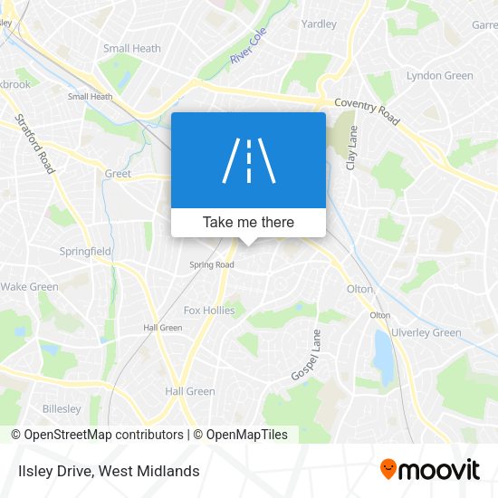 Ilsley Drive map