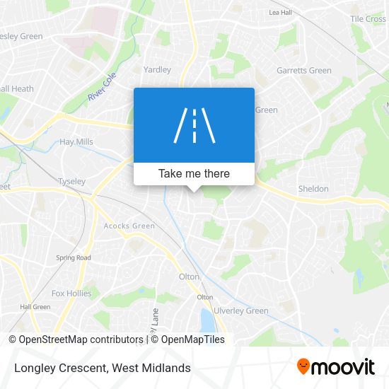 Longley Crescent map