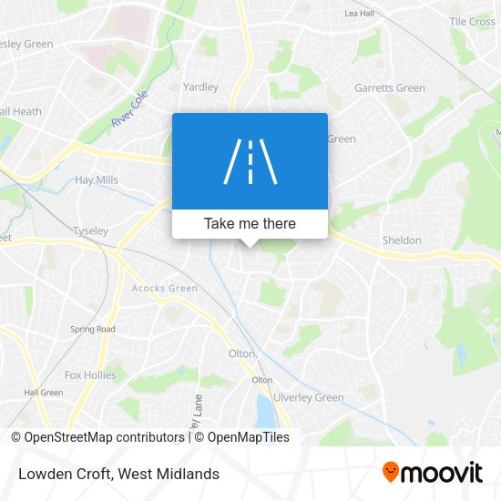 Lowden Croft map