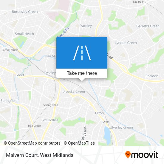Malvern Court map