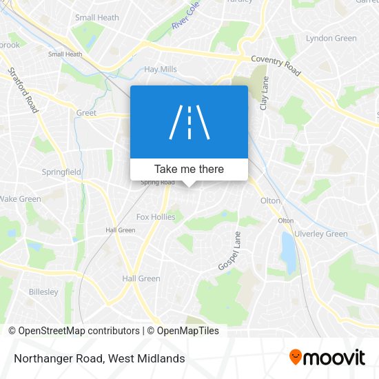 Northanger Road map