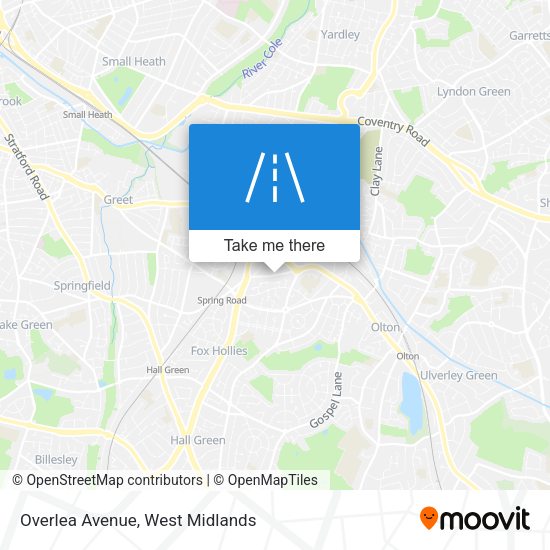 Overlea Avenue map