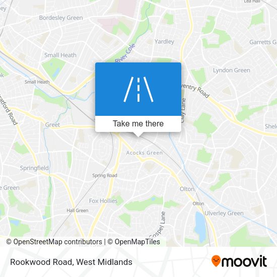 Rookwood Road map