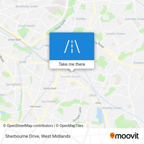 Sherbourne Drive map